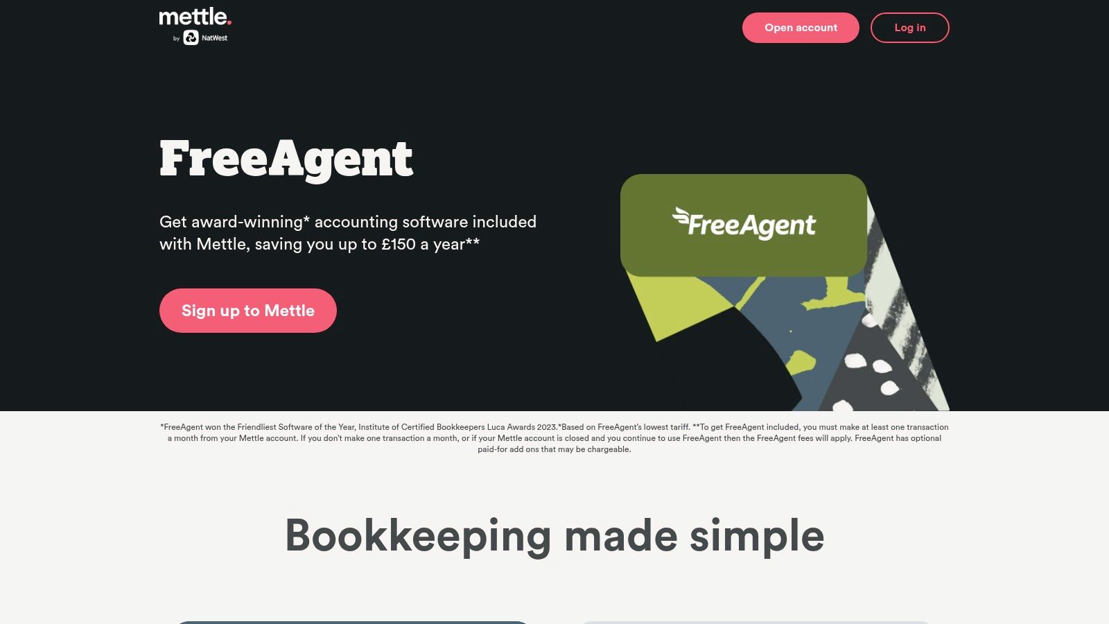 FreeAgent via Mettle