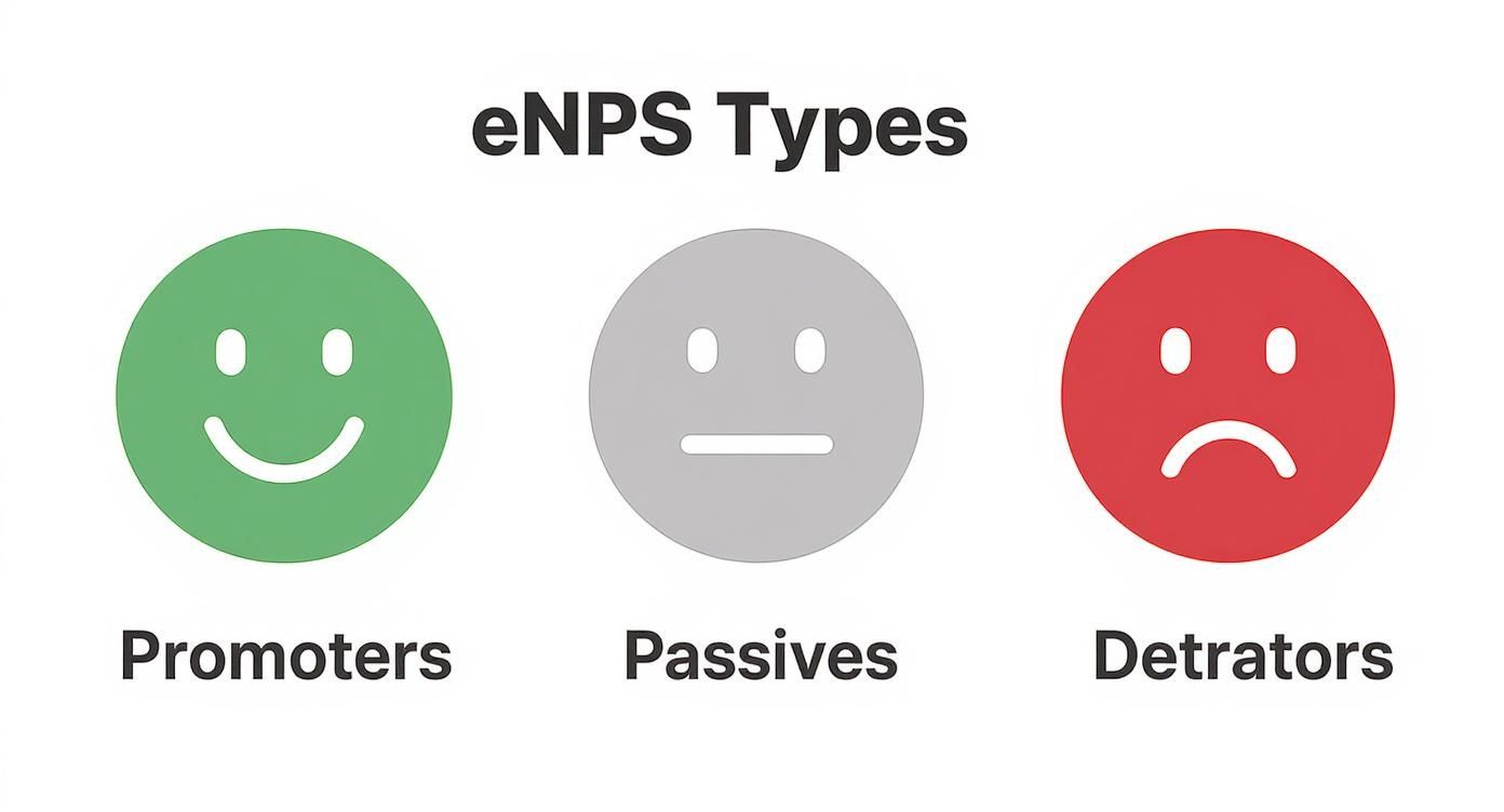 Infographic about what is employee net promoter score
