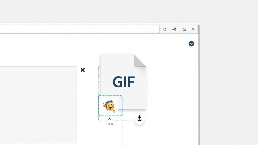 how to add gifs to slack