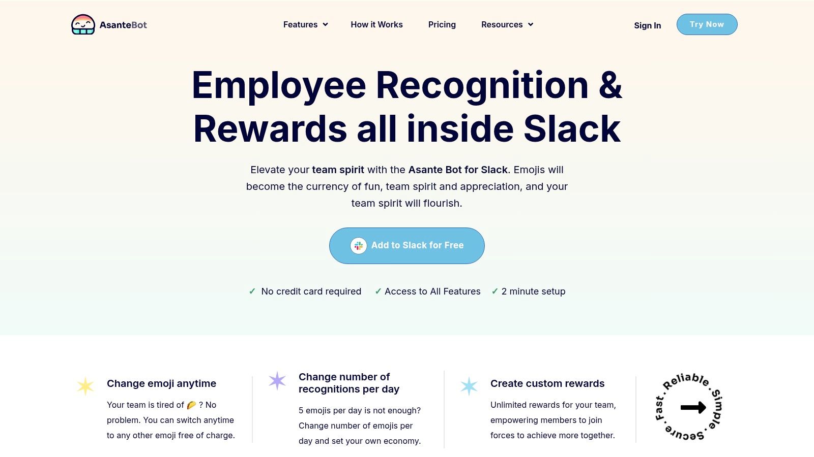 AsanteBot employee recognition dashboard showing analytics and leaderboards