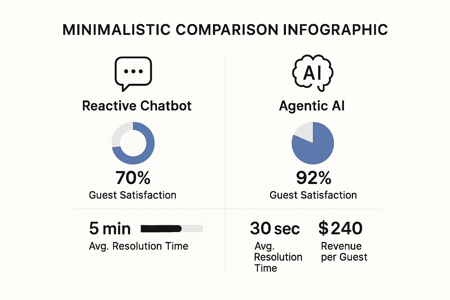 Infographic about agentic AI in casino customer service