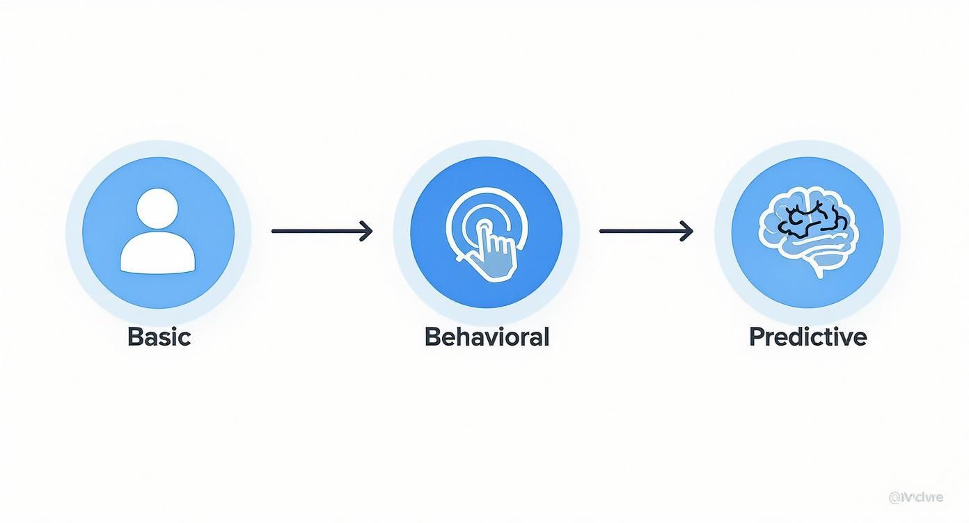 Infographic about customer segmentation strategy