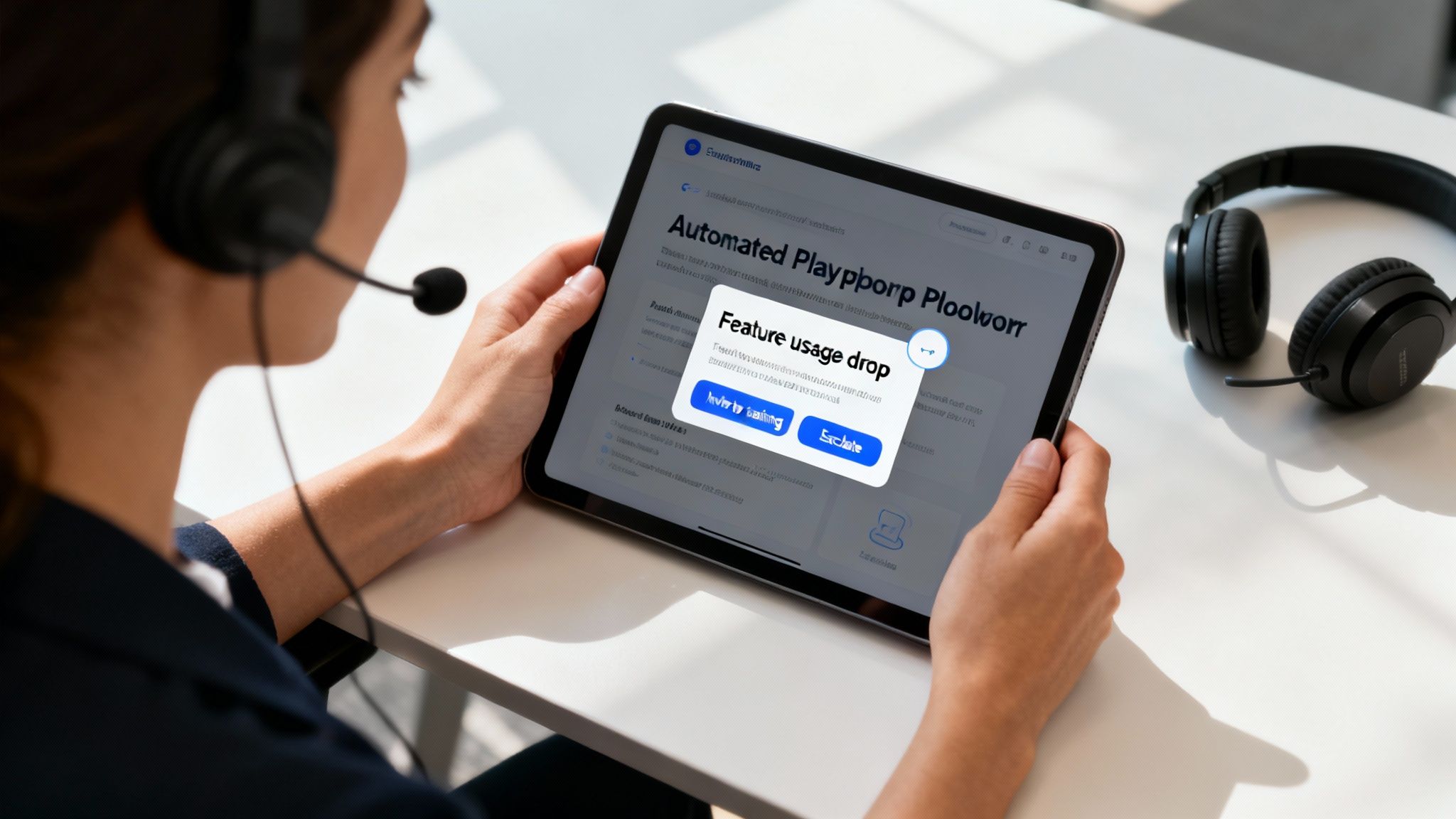 Playbook for proactive customer intervention