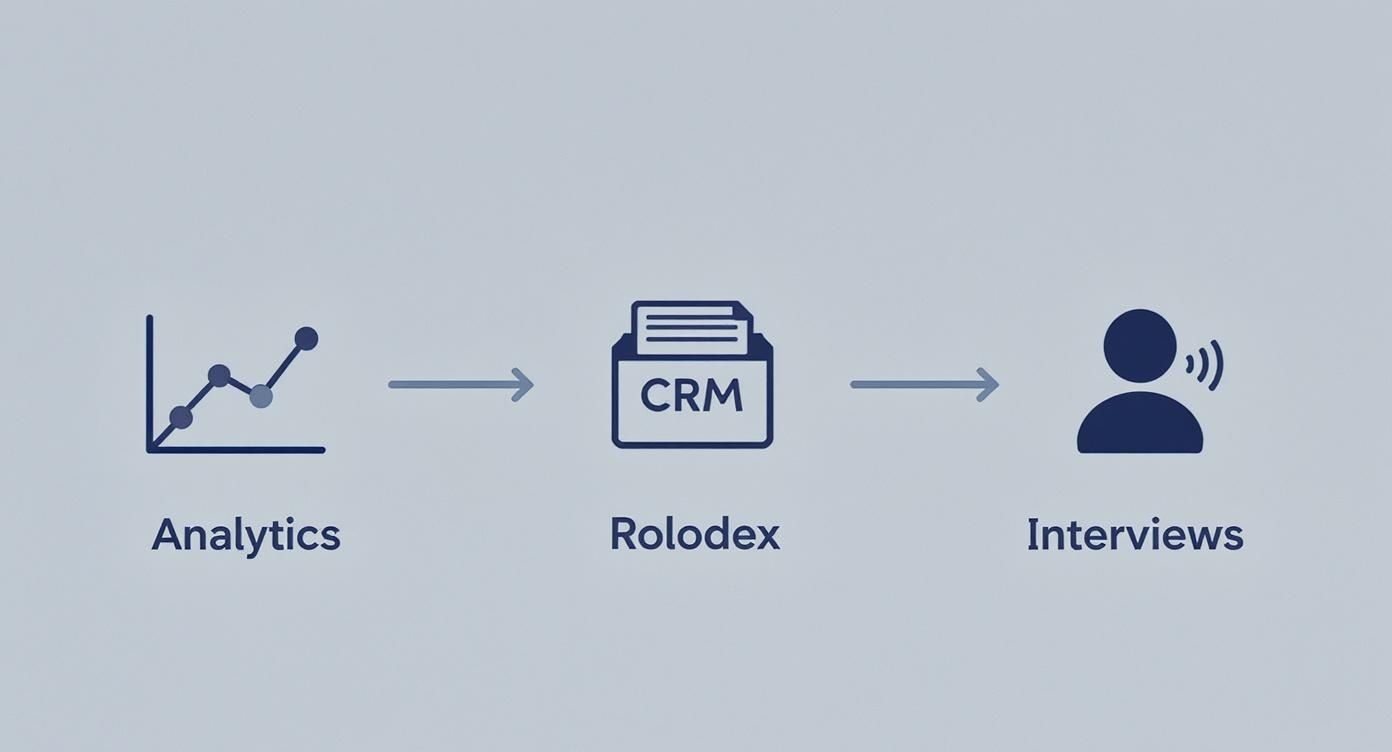 Infographic about how to create buyer personas