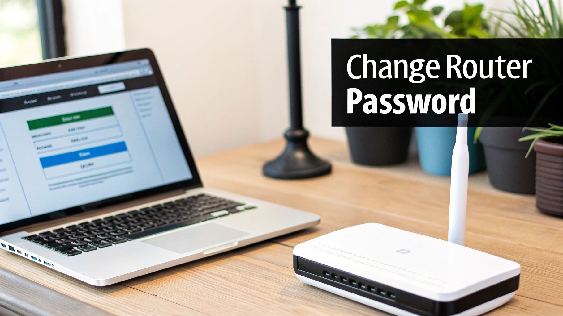 Change Default Router Credentials