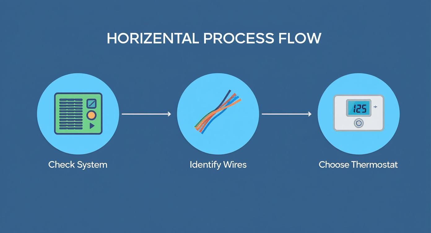 Infographic about smart thermostat diy