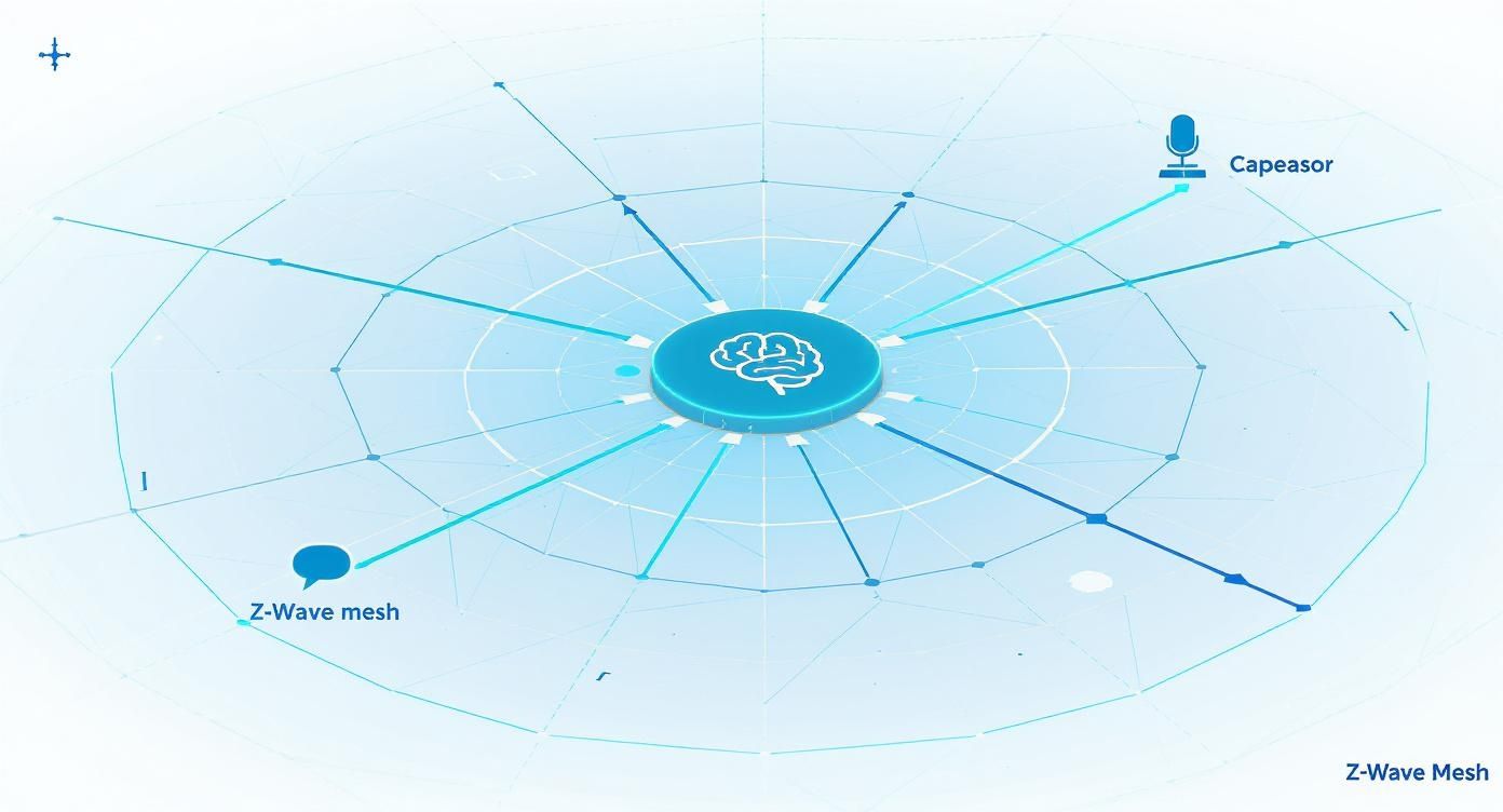 Infographic about what is z wave technology