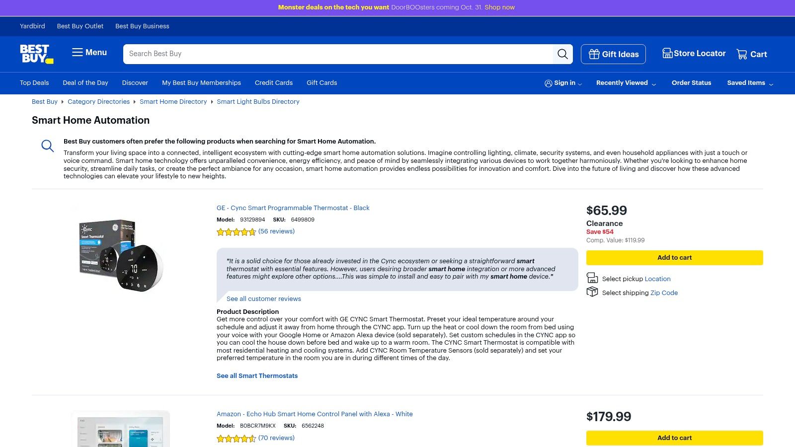 Best Buy – Smart Home