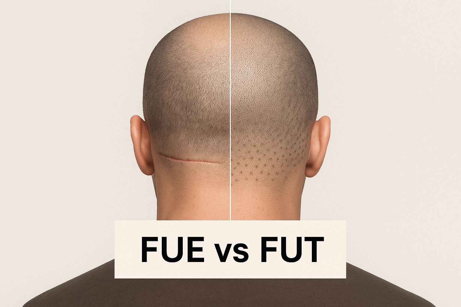 Infographic about hair implant scar