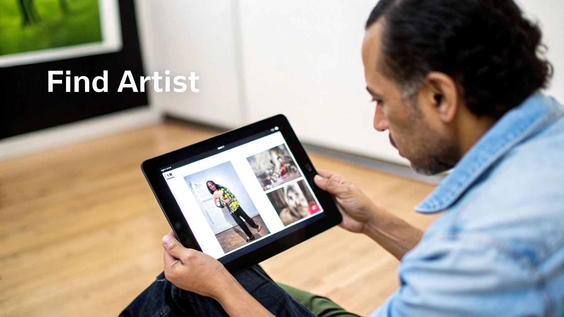 An SMP artist meticulously working on a client's scalp.