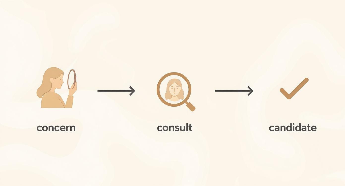 Infographic about how scalp micropigmentation can help female hair loss