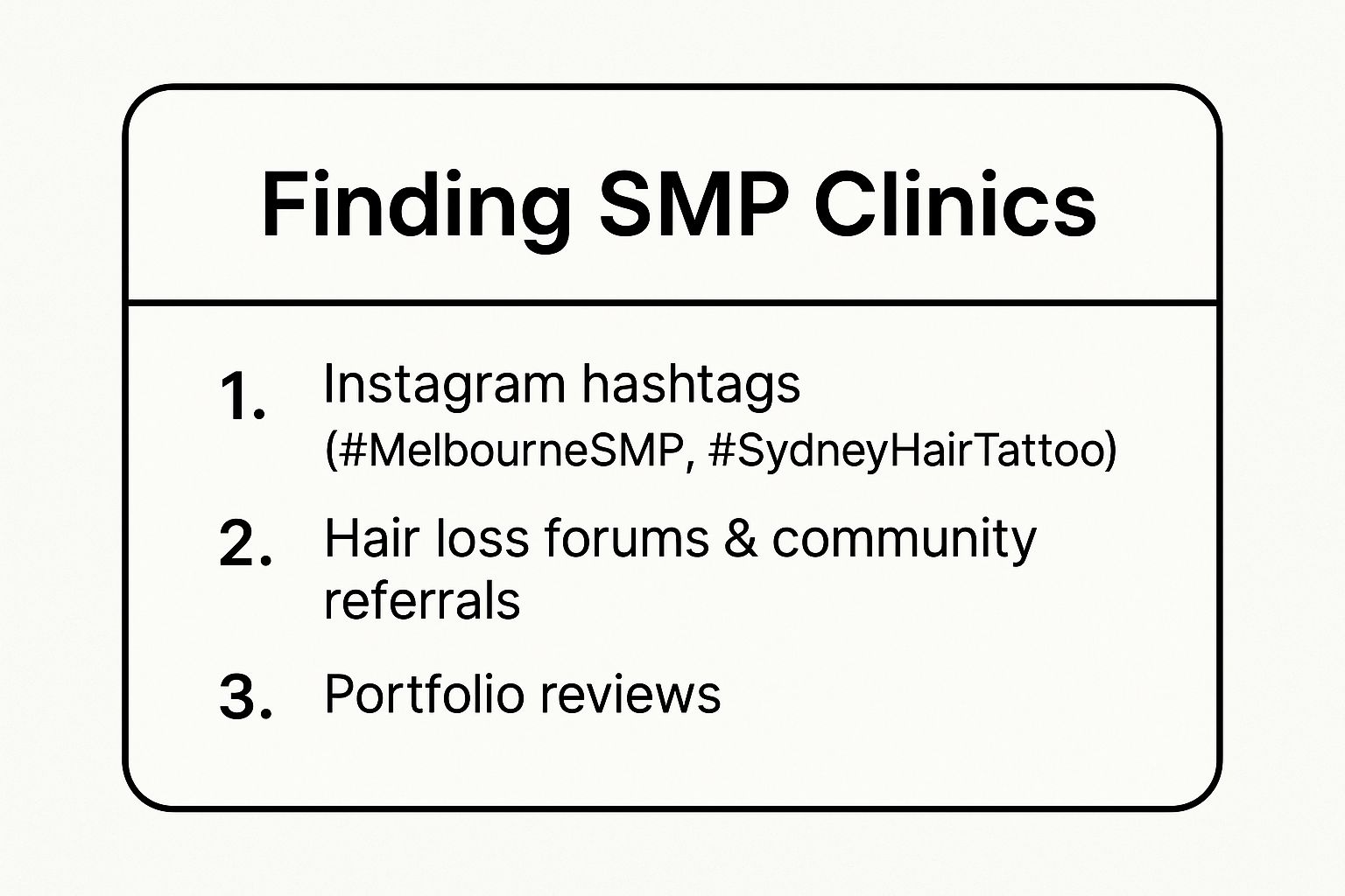 Infographic about micro scalp pigmentation near me