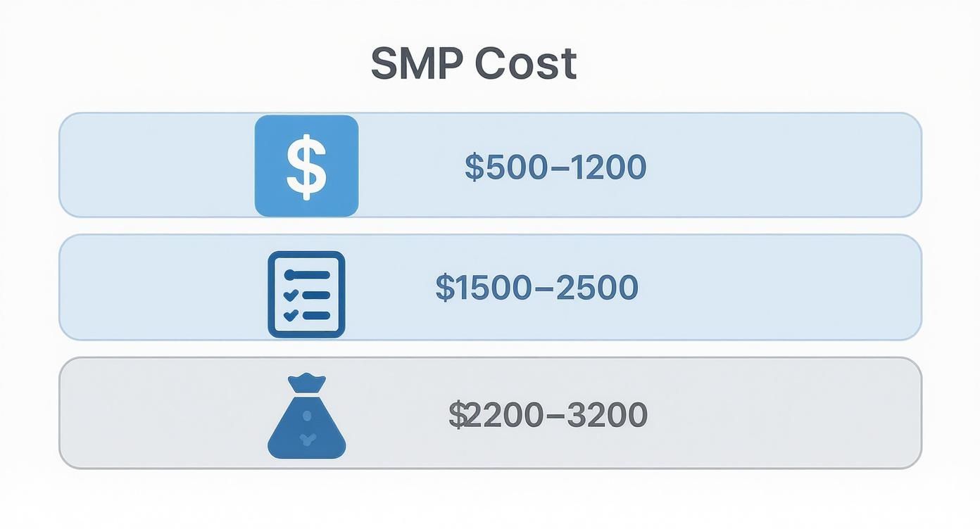 Infographic about scalp micropigmentation price