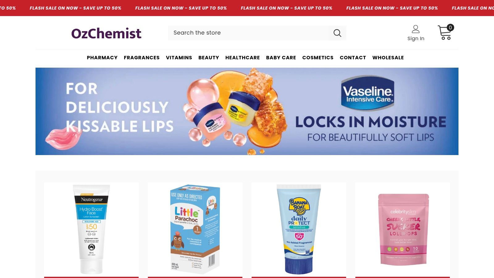 OzChemist (AU pharmacy e-retailer)