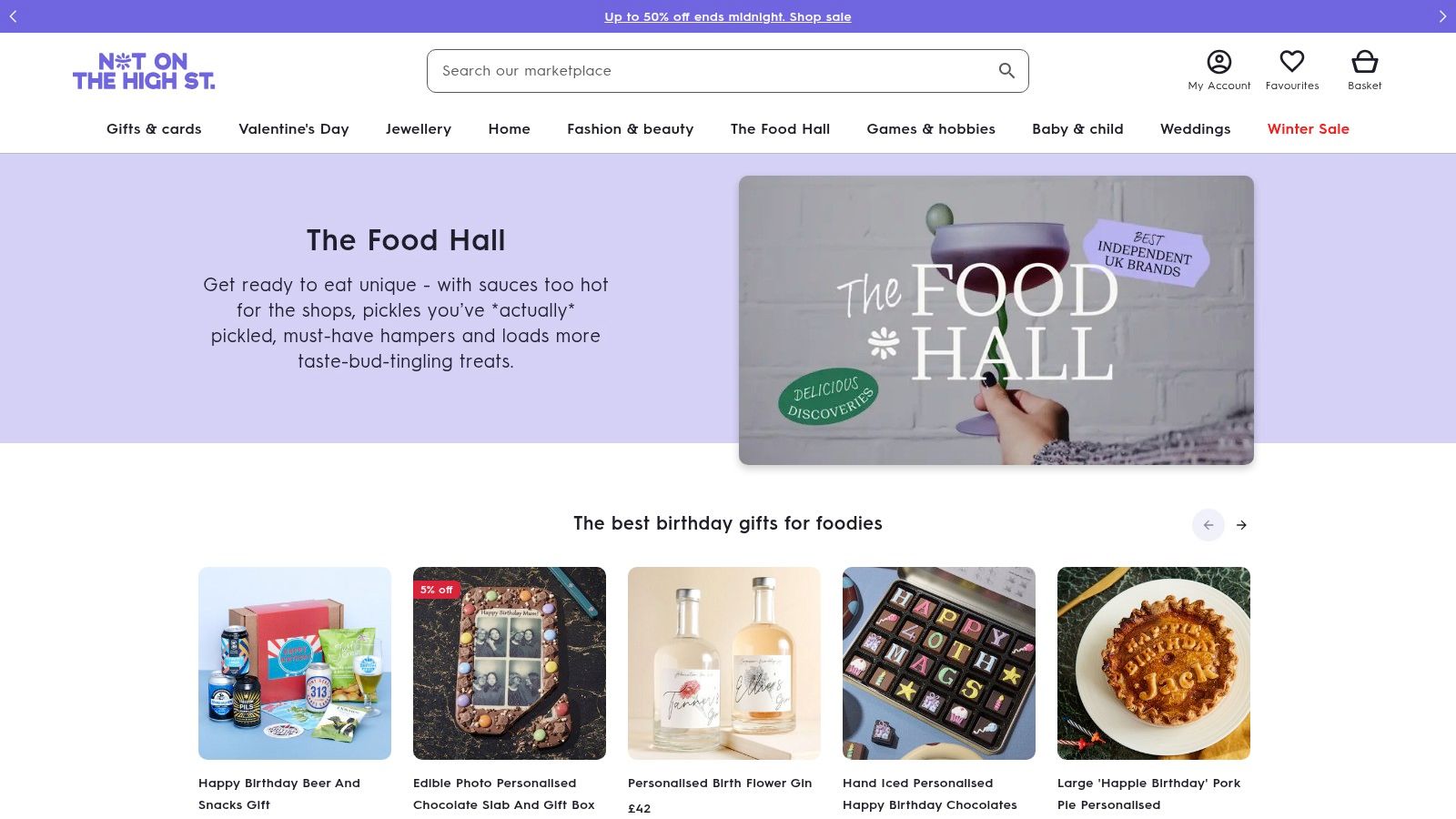 Not On The High Street (NOTHS)