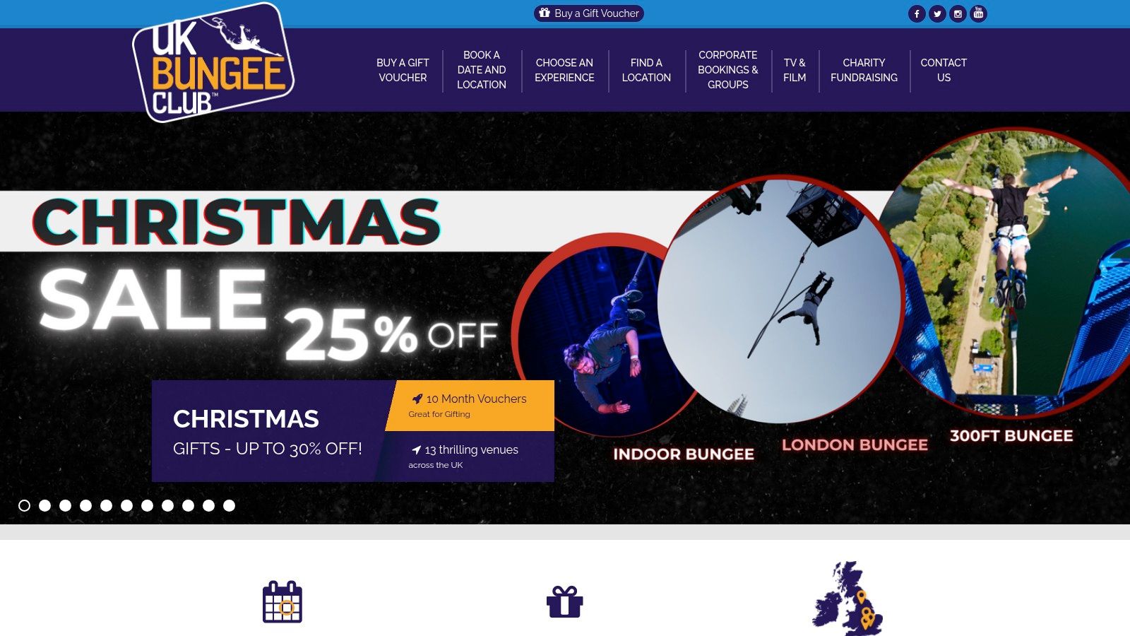 A person preparing to bungee jump from a crane, with the ground far below.