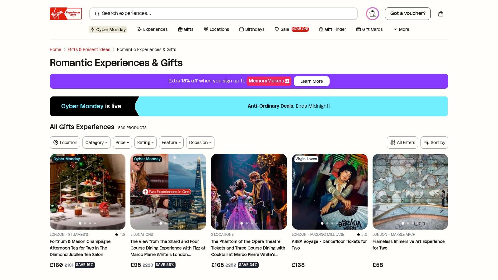 A couple enjoying a glass of wine at a fine dining restaurant, an experience available on Virgin Experience Days