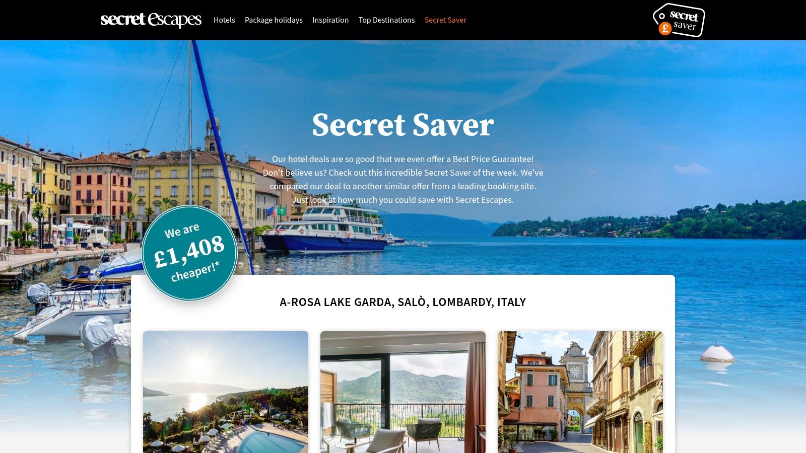 A tranquil lake scene with mountains in the background, representing a scenic UK weekend break