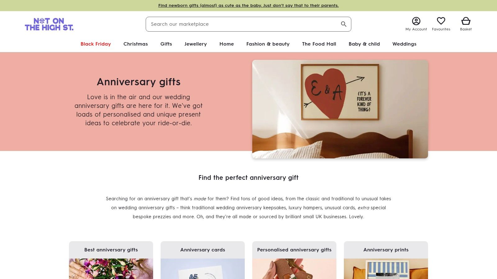 Not On The High Street (NOTHS)