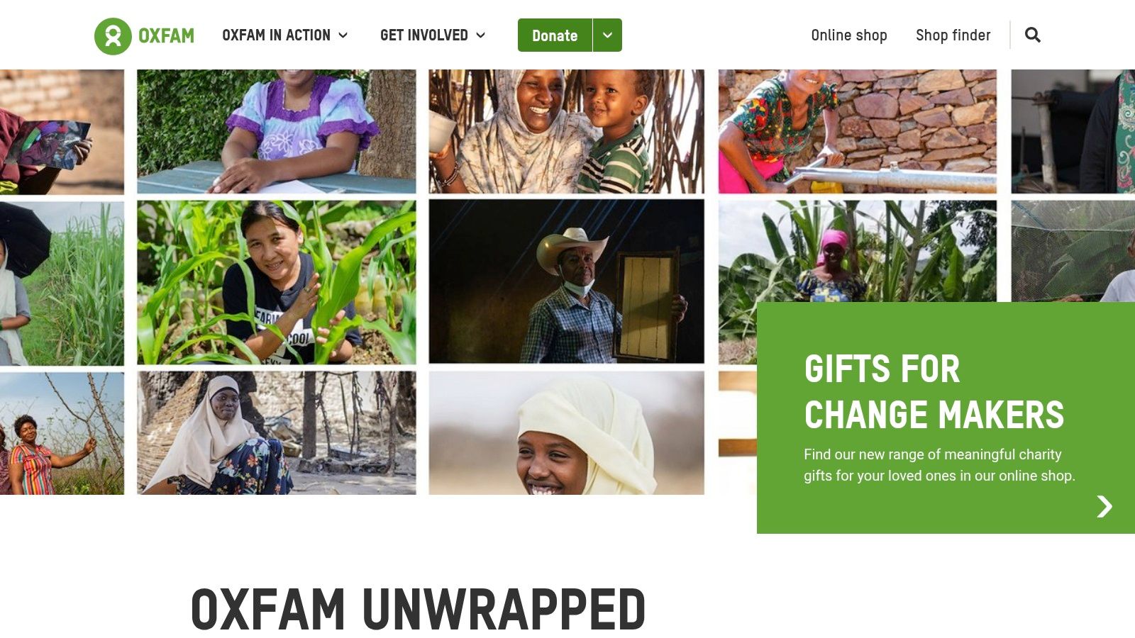 Oxfam Unwrapped
