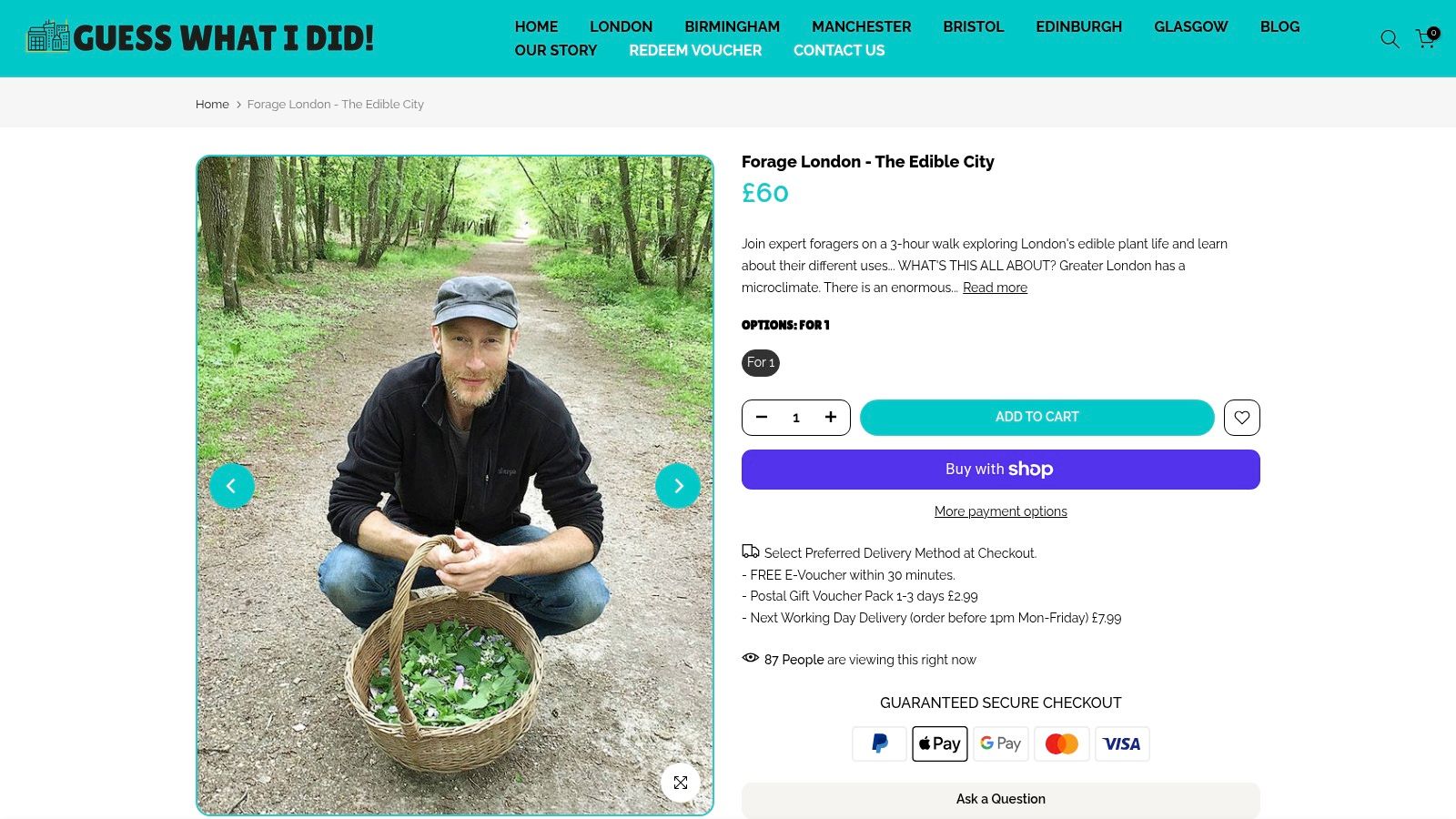 Forage London – The Edible City