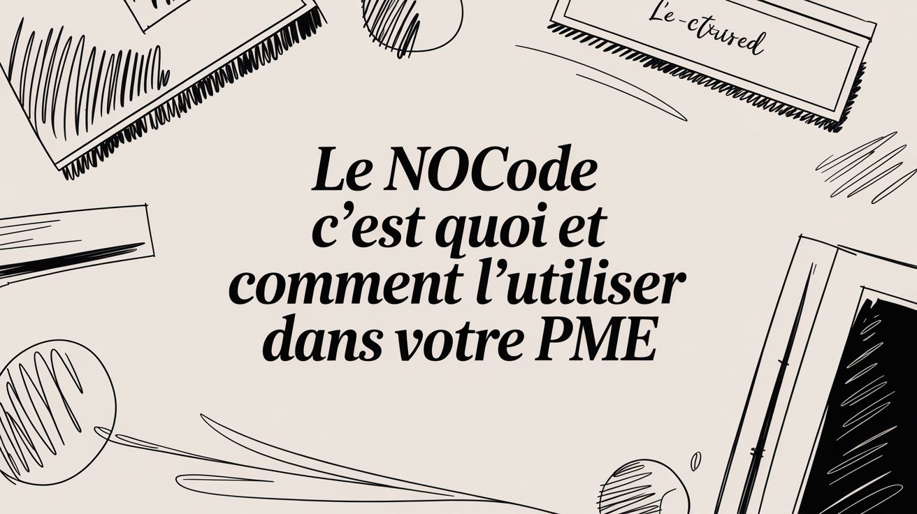 Le nocode c'est quoi et comment l'utiliser dans votre PME