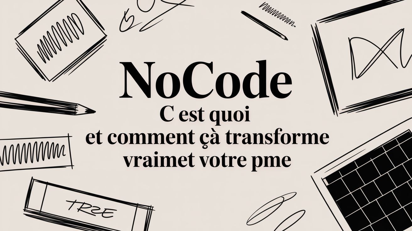 Nocode c est quoi et comment ça transforme vraiment votre PME
