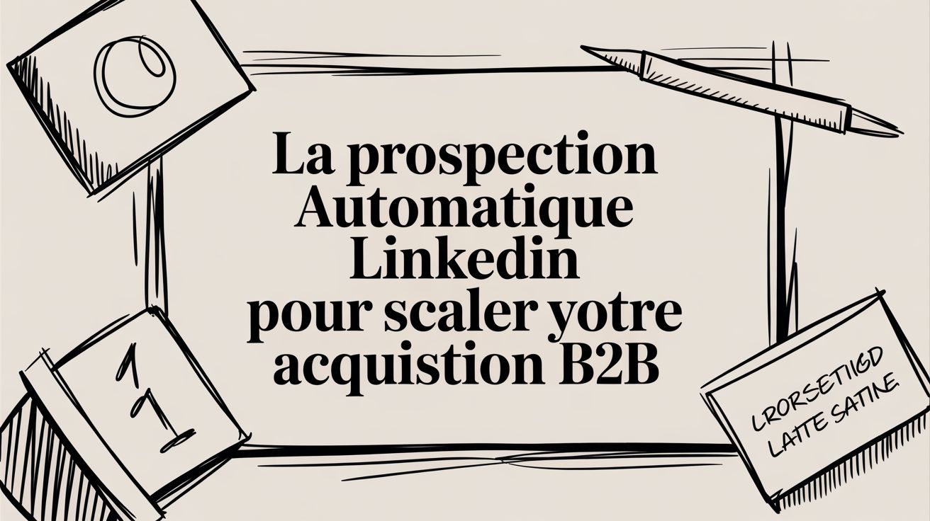 La prospection automatique Linkedin pour scaler votre acquisition B2B