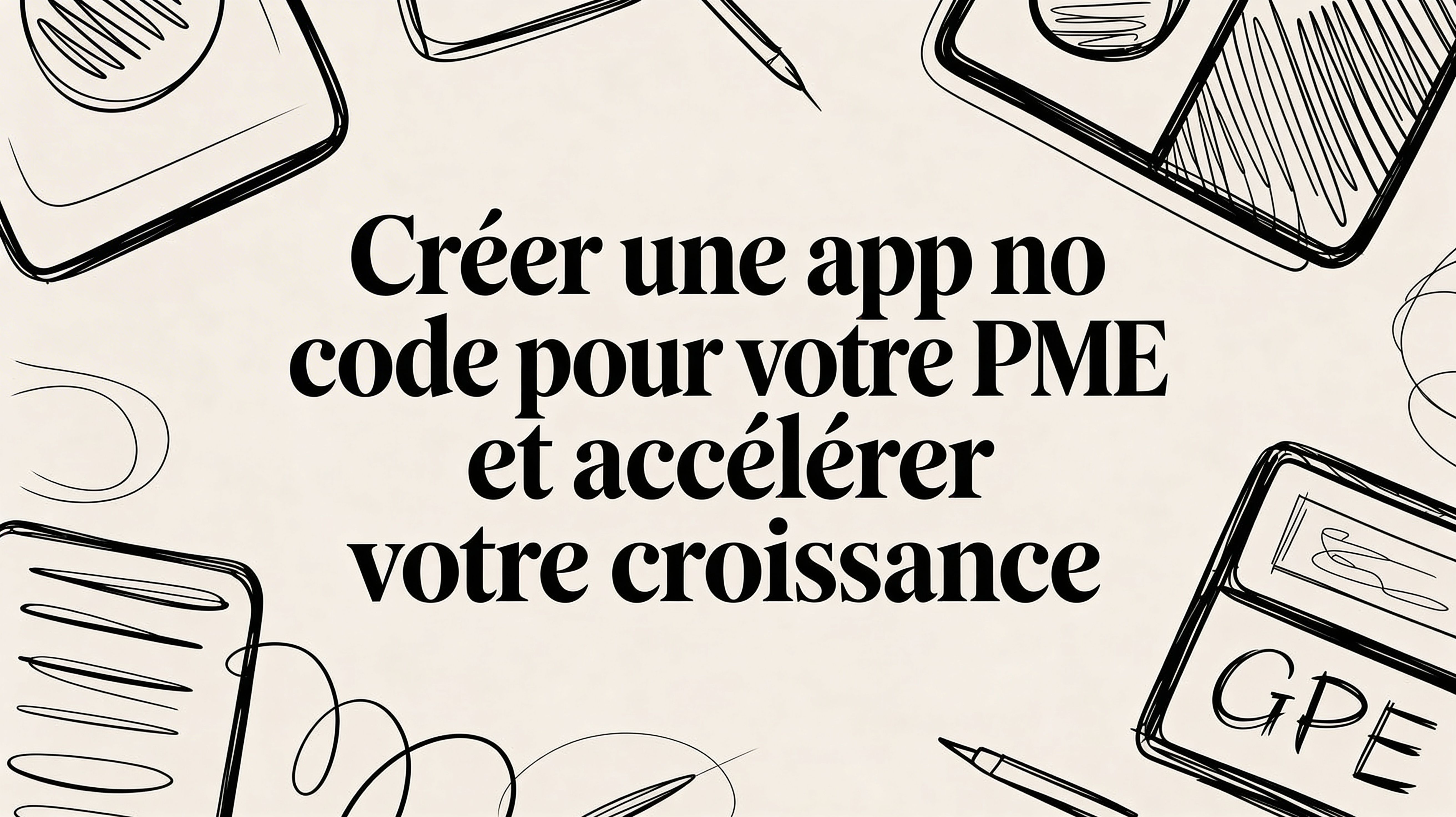 Créer une app no code pour votre PME et accélérer votre croissance