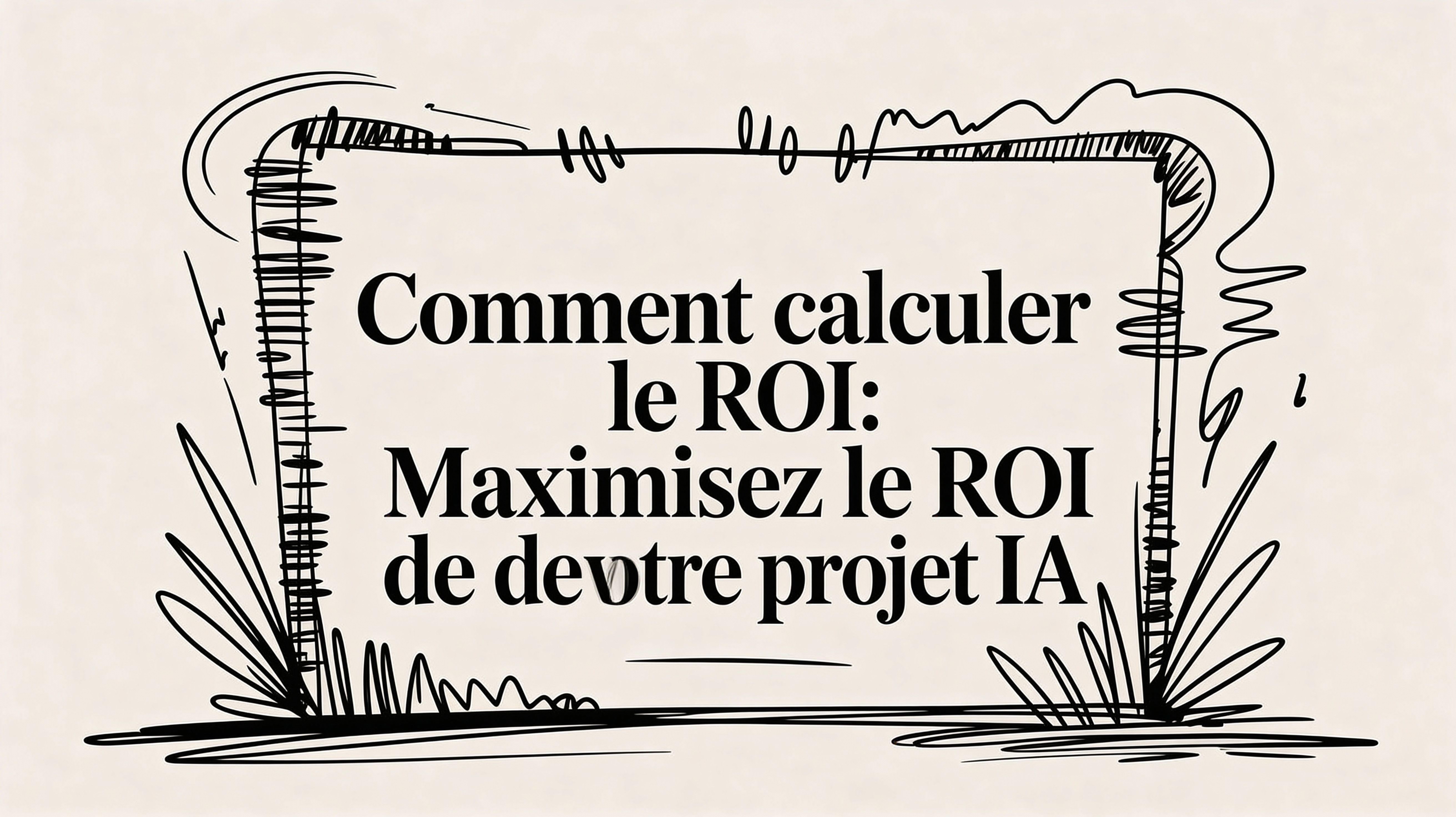 Comment comment calculer le roi: Maximisez le ROI de votre projet IA