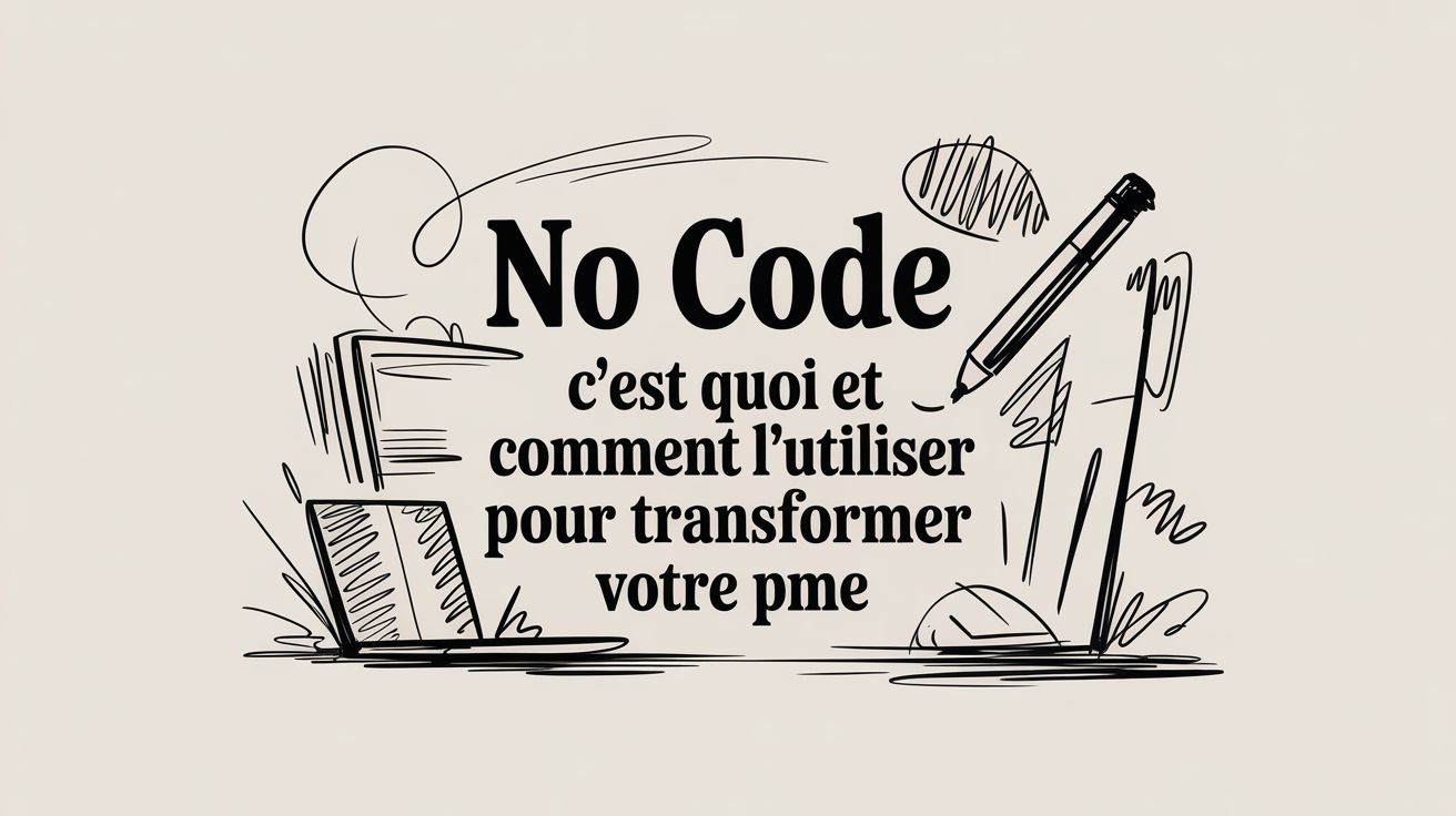 No code c'est quoi et comment l'utiliser pour transformer votre PME