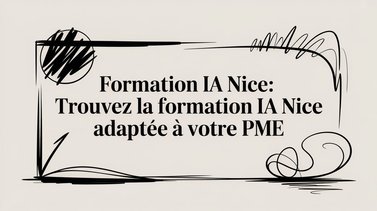 Formation IA Nice: Trouvez la formation ia nice adaptée à votre PME