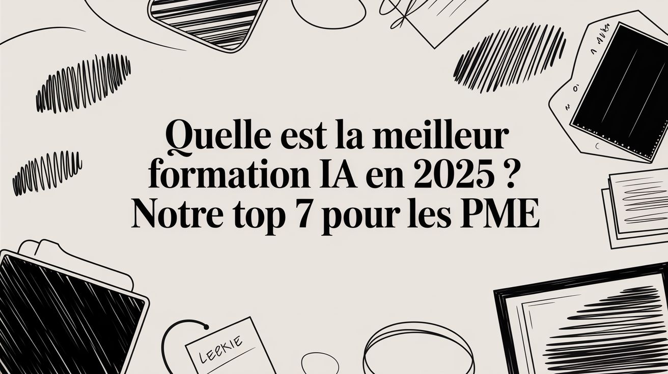 Quelle est la meilleur formation ia en 2025 ? Notre top 7 pour les PME