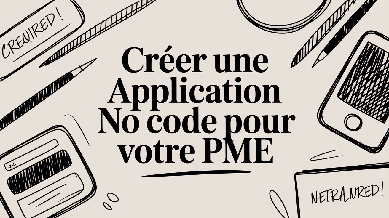 Créer une application no code pour votre PME