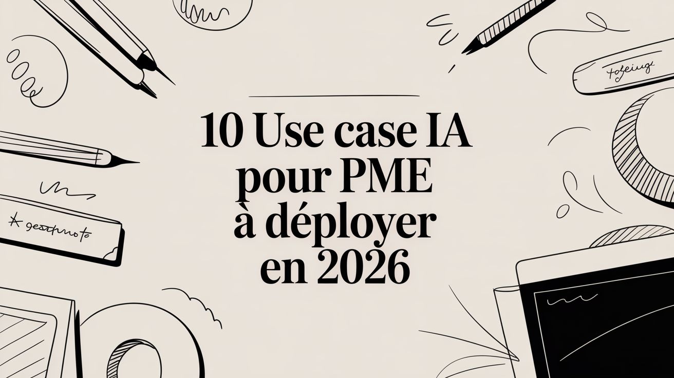 10 use case IA pour PME à déployer en 2026