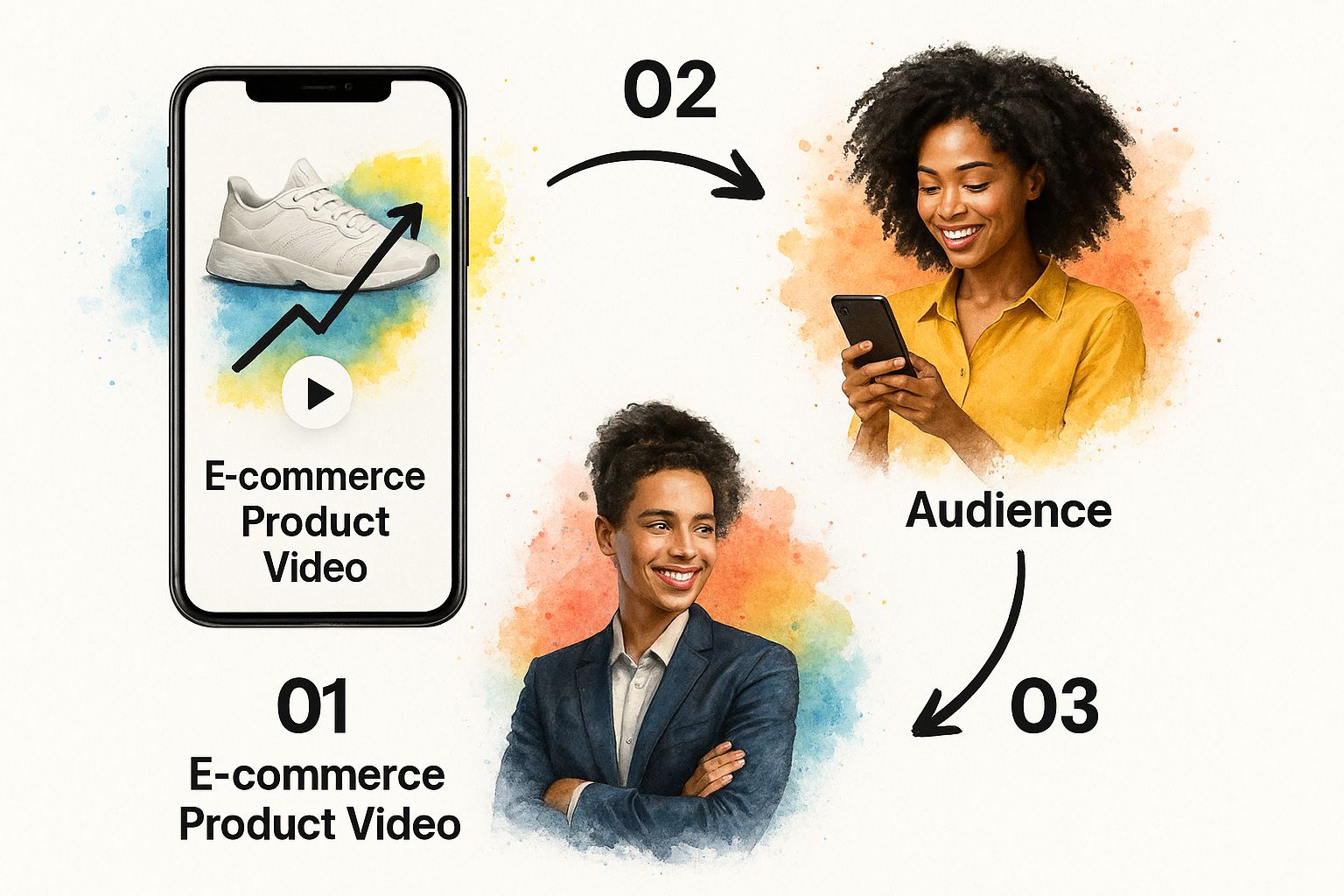 Infographic about video marketing for ecommerce