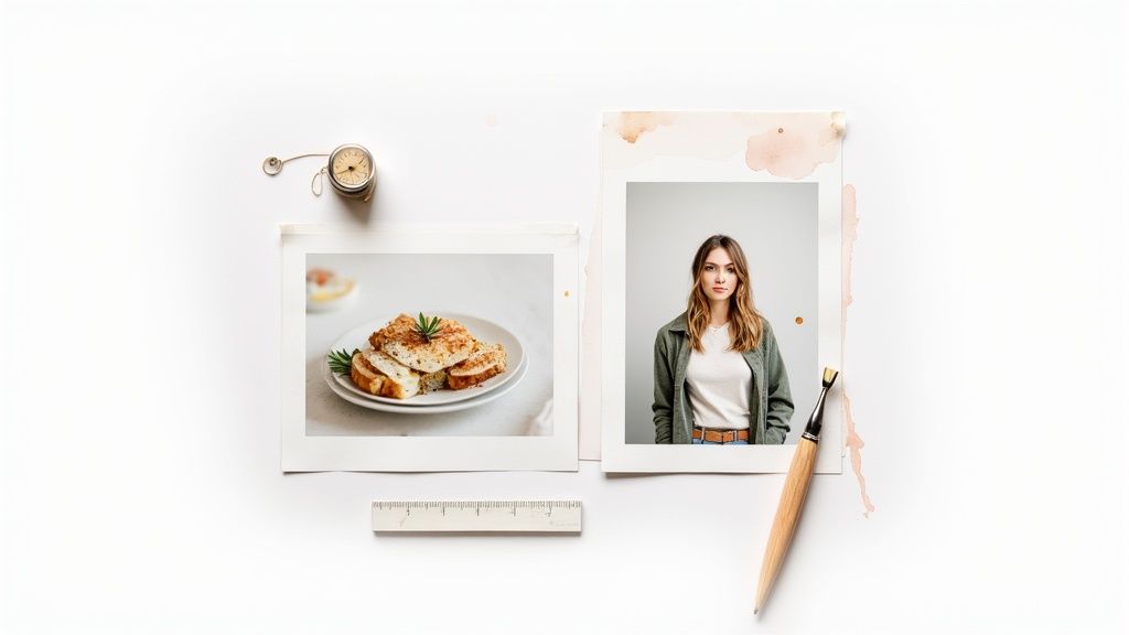 A close-up shot of a smartphone screen displaying a video within a social media carousel interface.