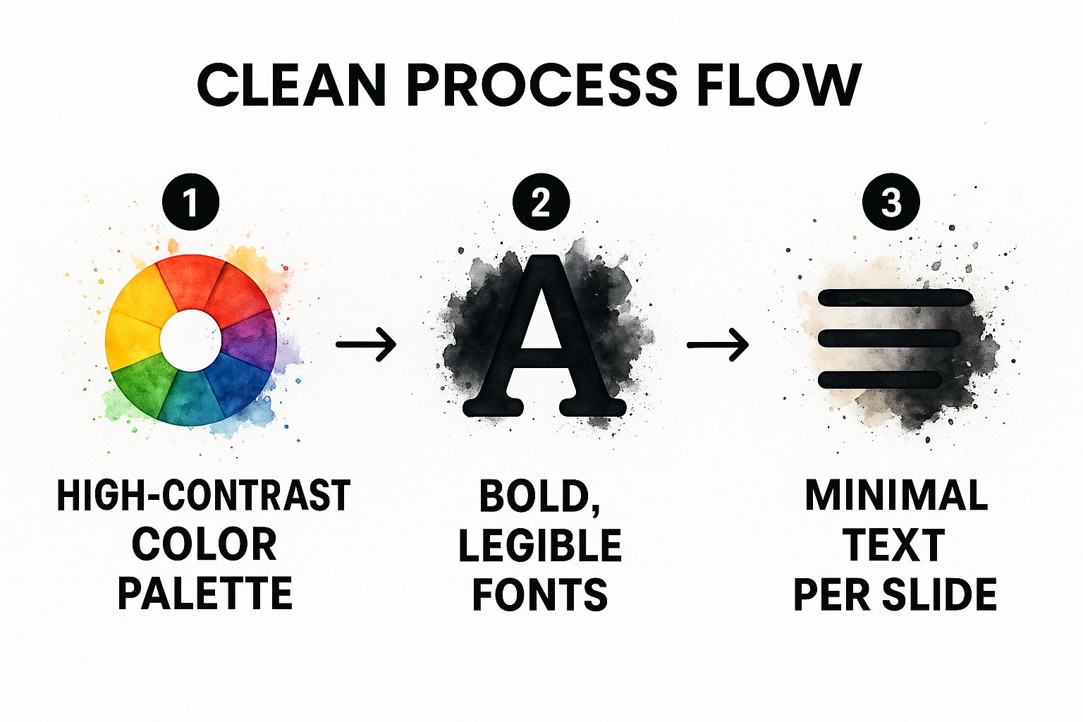 Infographic about make a video from a powerpoint