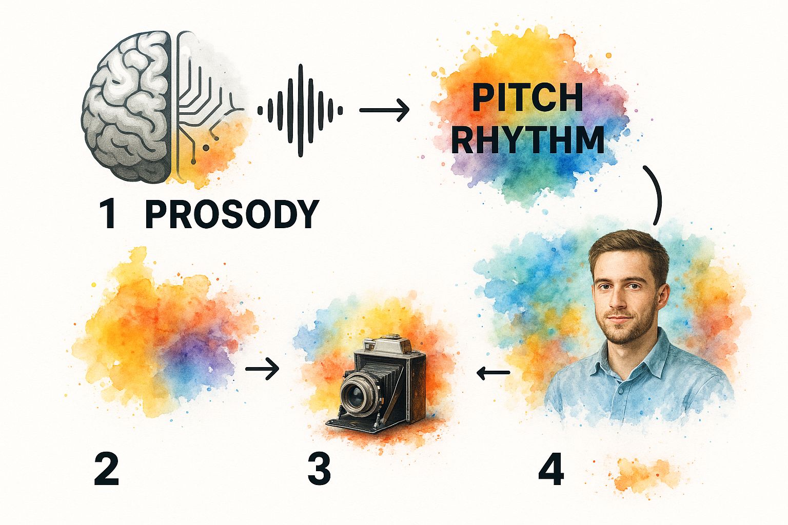 Infographic about ai voice actor