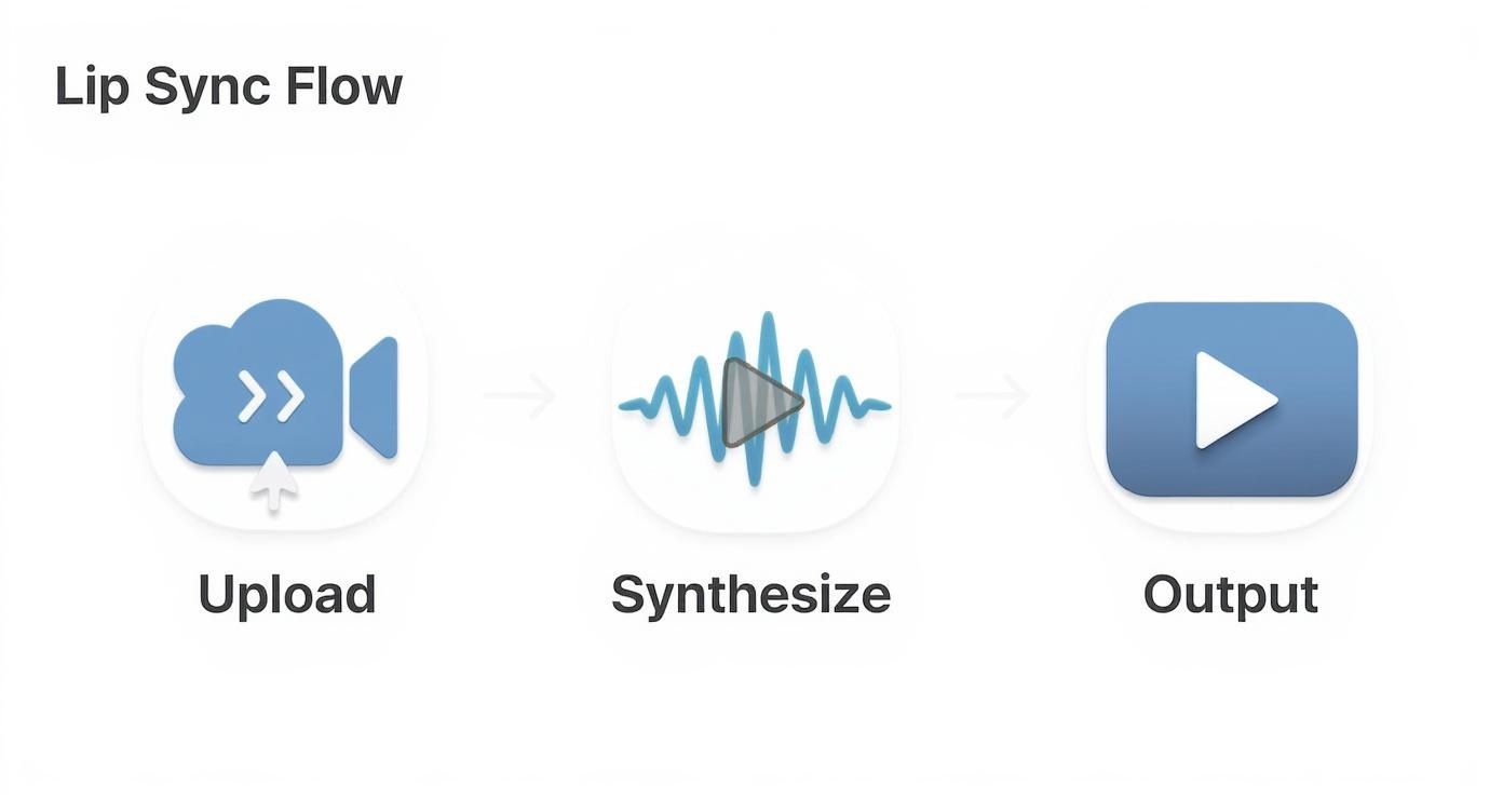 Infographic about lip sync application