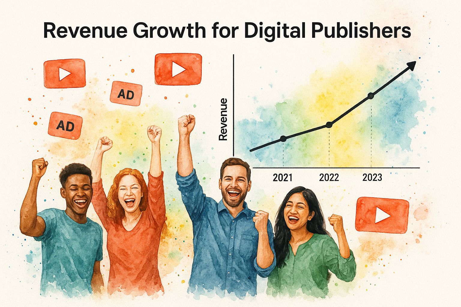 Infographic about video ads for publishers