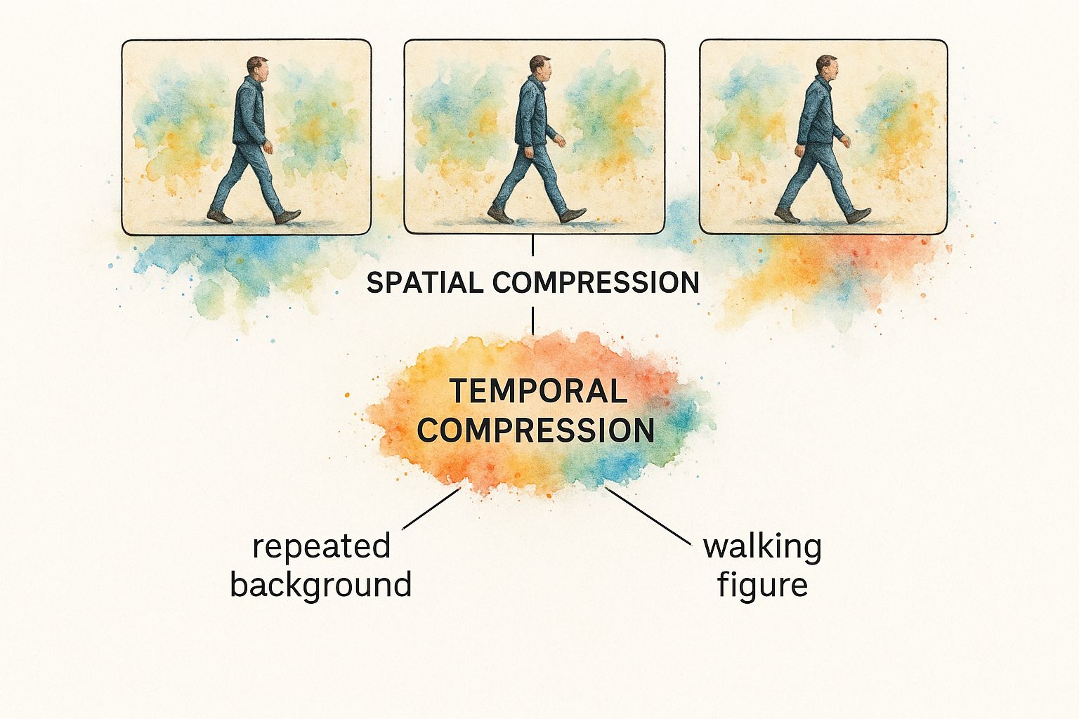 Infographic about what is video compression