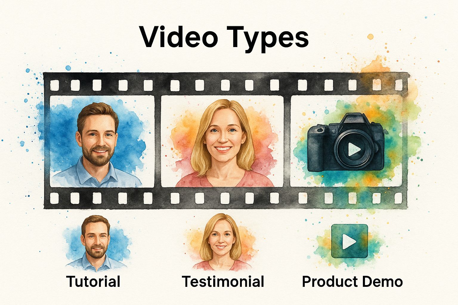 Infographic about video marketing for small business