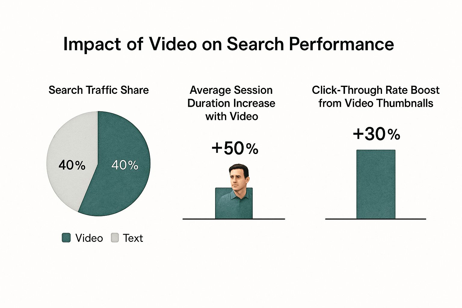 Infographic about videos for seo