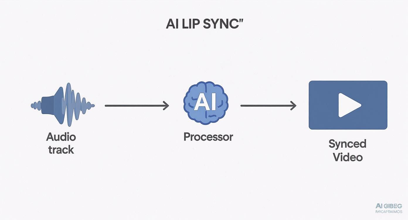 Infographic about ai lip sync