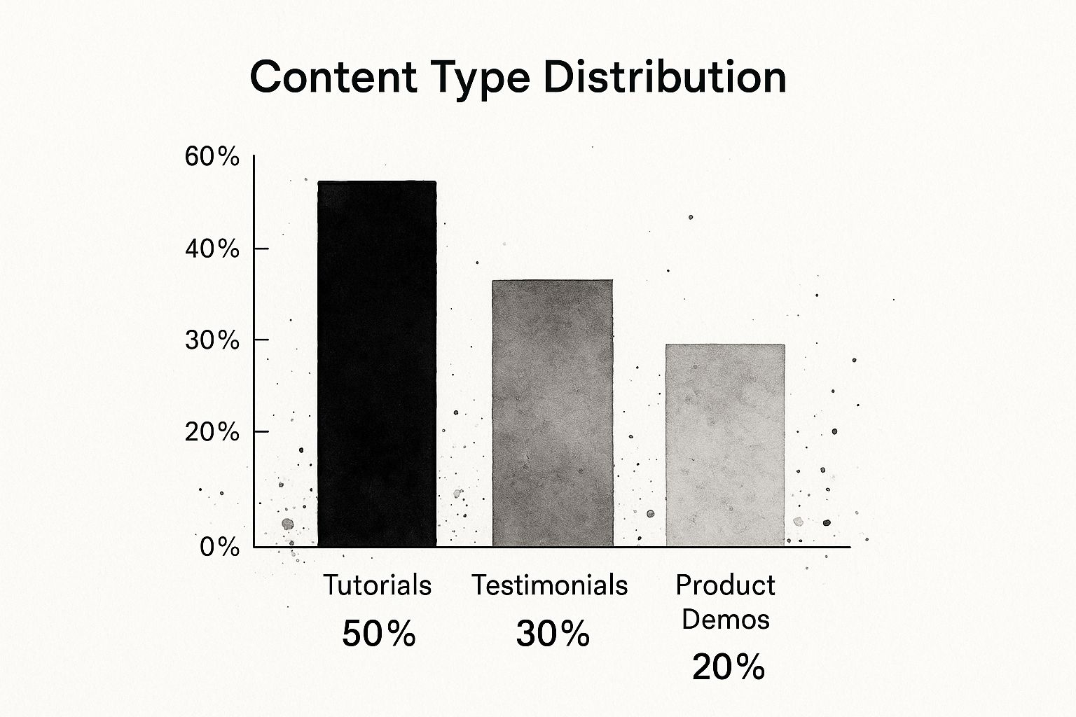 Infographic about video content strategy