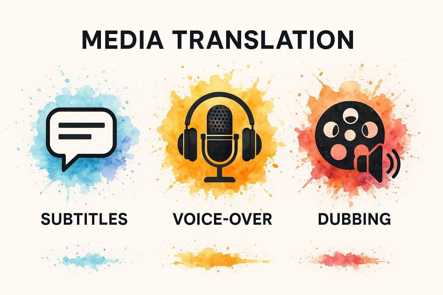 Infographic about video translation services