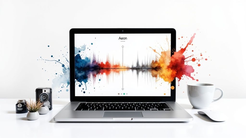 Screenshot from https://www.aeon.com/tools/mp3-to-video-converter