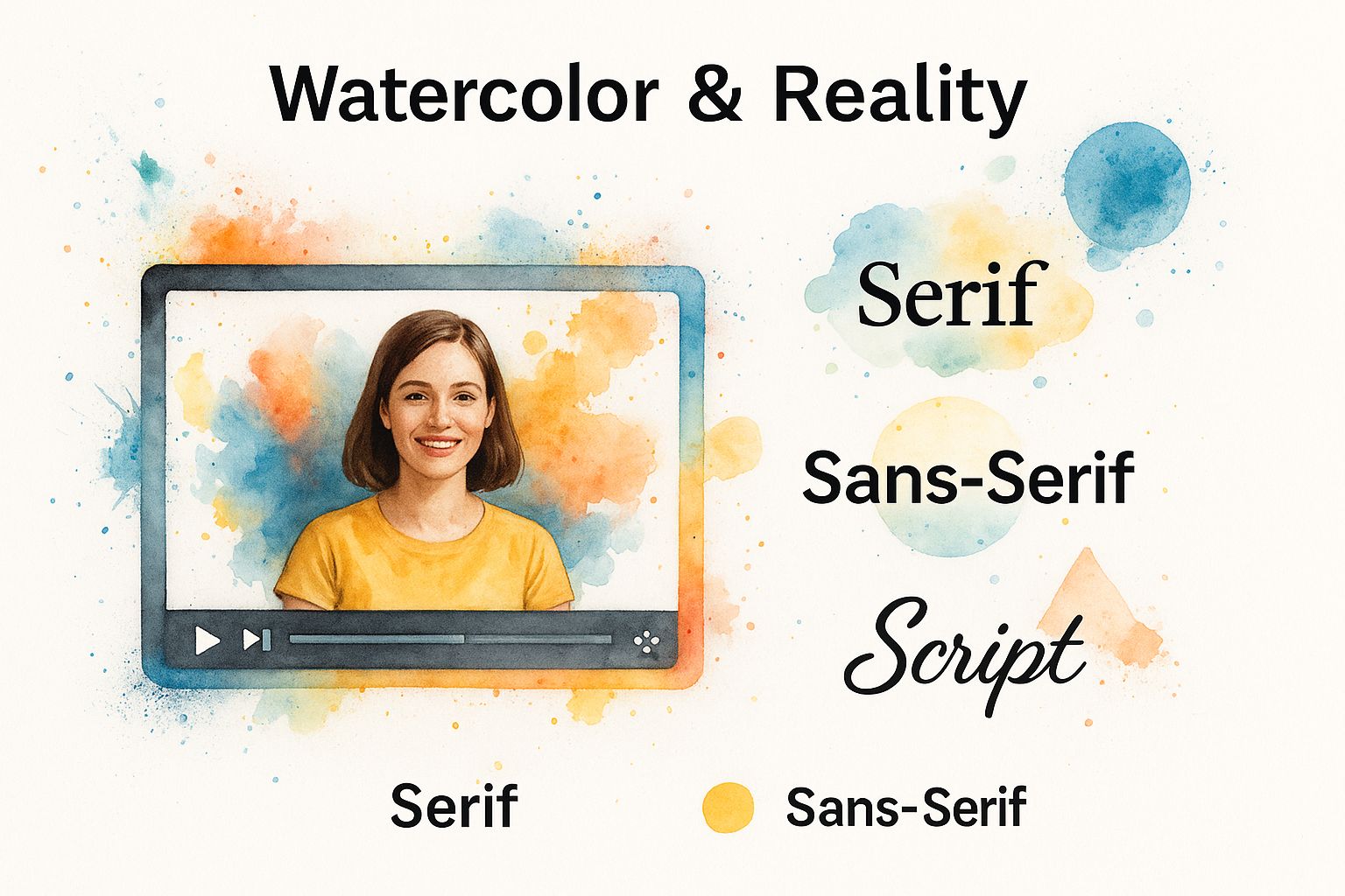 Infographic about overlay text on video