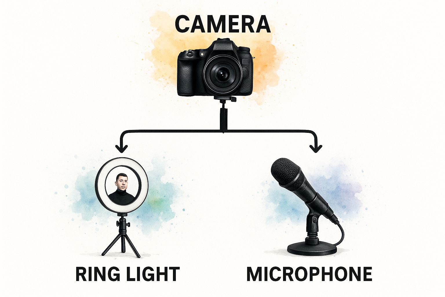 Infographic about social media video creation